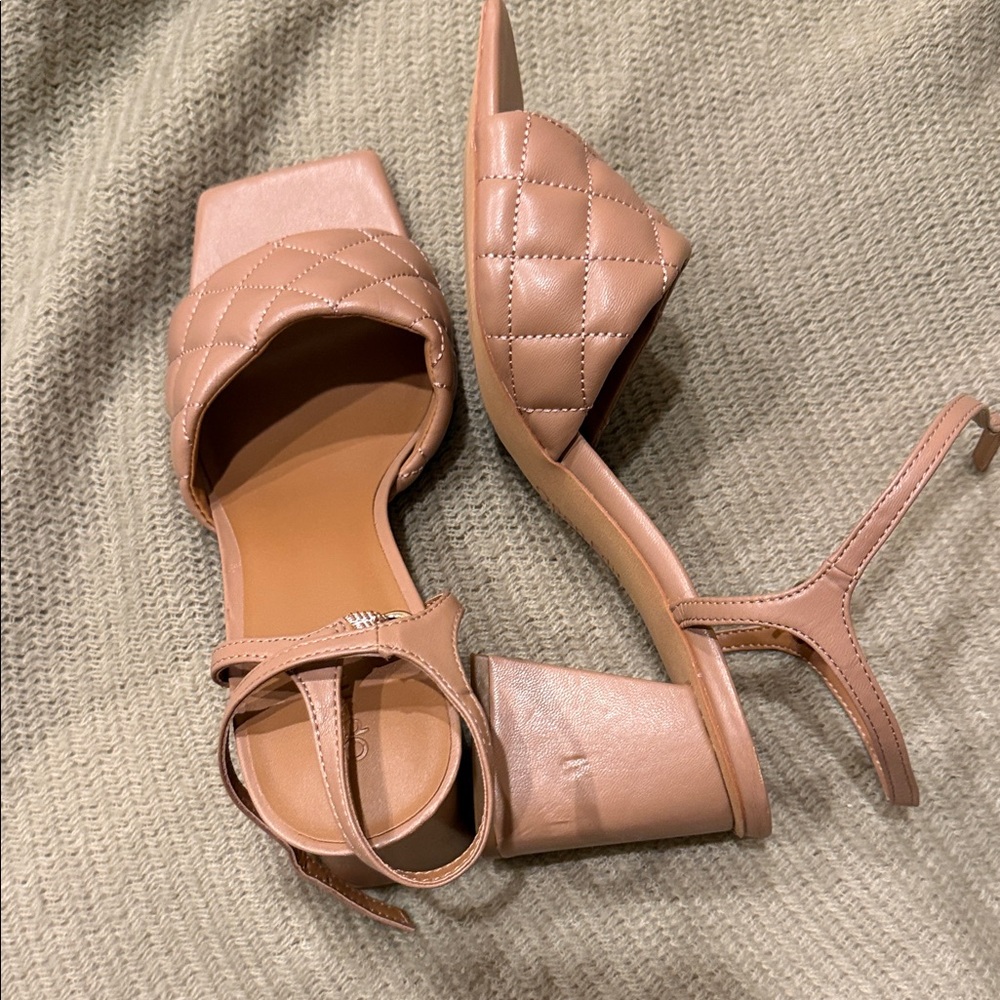 Chic Quilted Pink Women's Wedges